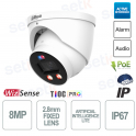 Telecamera IP Dahua 8MP con AI, Audio Bidirezionale e Deterrenza Attiva