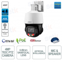 TIOC IP POE ONVIF PTZ Camera - 4MP - 10x 4-40mm - Artificial Intelligence - For Outdoor