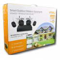 Imou Kit - 4x WIFI Bullet Cameras 2MP 2.8mm Fixed Lens + 1x NVR 4 IP 1080P WIFI Channels - 1TB HDD Included