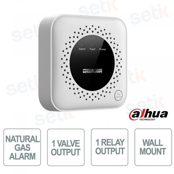 Sensore per gas metano - volume 70 dB a 1 m - Dahua