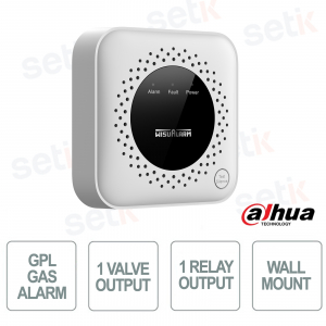 Sensore per gas GPL - volume 70 dB a 1 m - Dahua