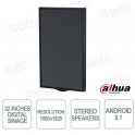 Digital Signage LCD - 32 Pollici verticale funzionamento 24/7 - 6ms - Dahua