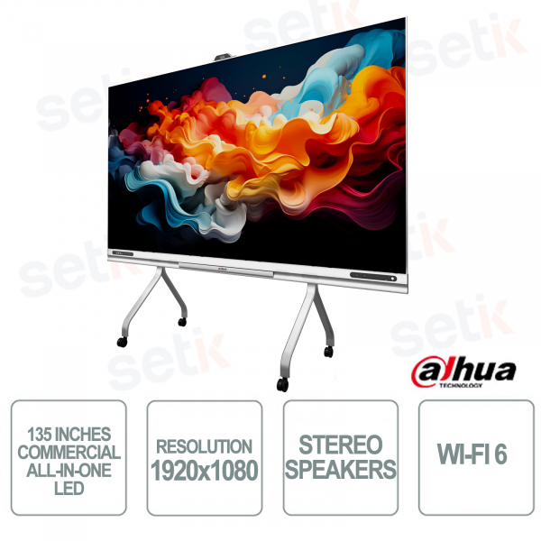 Commercial All-In-One LED - 135 Pollici - WiFi 6 - telecamera angolare - Dahua