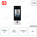 Postazione IP esterna condominiale multi famiglia 2MP display 8 pollici LCD IP65