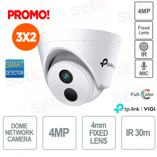 TP Link VIGI C440I(4mm) ViGi 4MP 4mm Night Vision Dome Camera