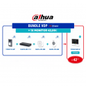 Bundle VDP Dahua AirShield – Videocitofono+ Switch + Sirena + Telecomando + Monitor Interno in Promo