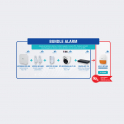 Bundle ALARM Dahua – Centrale allarme+Contatto magnetico+Sensore PIR+Eyeball IP+Switch+Sirena Esterno in Promo