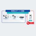 Bundle IP Smart Dual Light Dahua – 2 telecamere bullet IP + 2 box di giunzione + NVR IP + Hard Disck in Promo