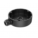 Scatola di Giunzione DS-1280ZJ-DM8 Nera in Alluminio per Telecamere da Interno ed Esterno - HIKVISION