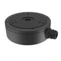 DS-1280ZJ-M Black Aluminum Junction Box for Indoor and Outdoor Cameras - HIKVISION