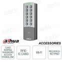 ASI1201M-MEW-BB - Terminale Controllo Accessi con RFID, Wi-Fi, IP65 e Gestione Web - Dahua