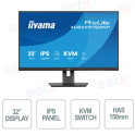 XUB3297QSNP-B1 - 32" QHD IPS Monitor with USB-C Docking, KVM Switch, LAN and Visual Comfort - IIYAMA