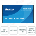 LH5575UHS-B2AG - Monitor 55" 4K UHD iiyama ProLite – Android 11 e Digital Signage 24/7