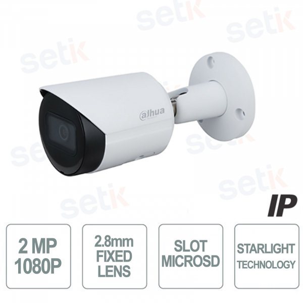 Dahua 2mp Starlight 2,8 mm Onvif Poe IP-Kamera für den Außenbereich