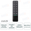 Clavier sans fil Ajax KeyPad Outdoor Graphite : contrôle sûr et intelligent