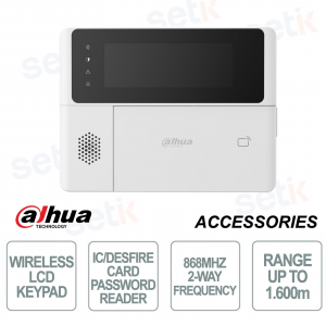 Dahua 868MHz Wireless Alarm Keyboard – Safe and Smart Control