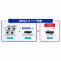 Bundle IP Smart Dual Light Dahua – Videosorveglianza 4 MP con NVR SSD e Switch Cloud incluso