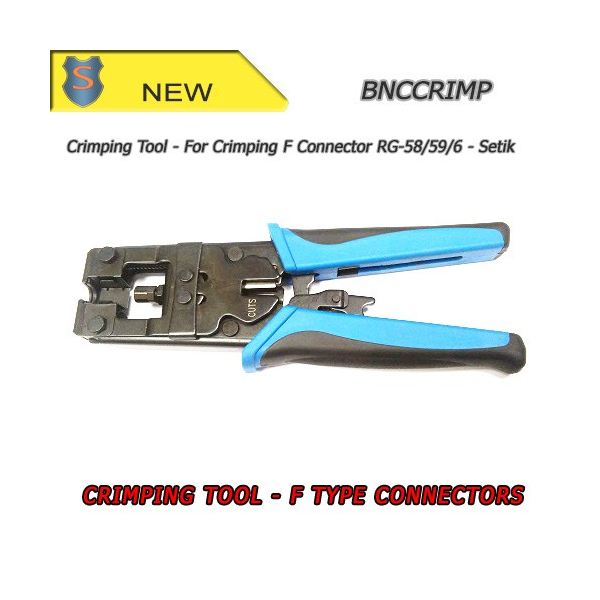Crimping Tool for F-type Connectors - Setik