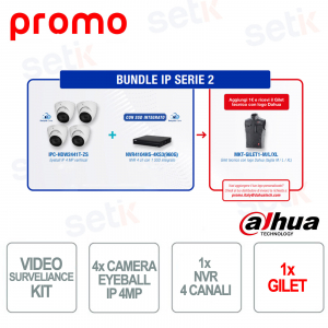 Pack Dahua IP Series 2 : Surveillance professionnelle avec oculaire à focale variable et NVR SSD