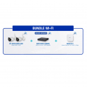 Pack Wi-Fi Dahua – Surveillance vidéo sans fil avec NVR SSD et point d'accès