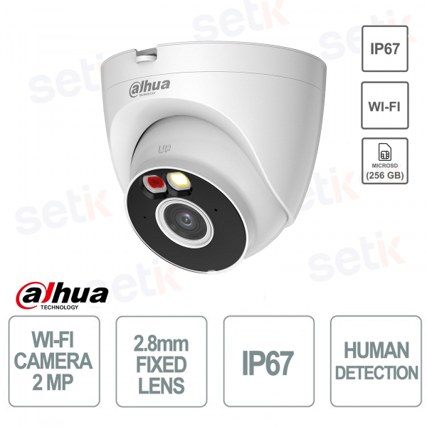 T2A-PV 2MP: AI Wi-Fi Camera with Night Vision and Audio - Dahua
