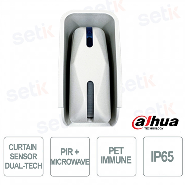 Capteur de rideau ARO-VELVET-W2-868 : sécurité extérieure double technologie IP65 - Dahua