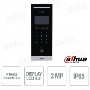 Dahua VTO6541H-S2 IP Video Intercom with AI Facial Recognition, 2MP Camera, and Multifunction Smart Unlock