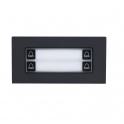 Dahua VTO4202FB-MDB4 4-Button IP65 IK07 Outdoor Intercom Module with Compact Design, Black Color