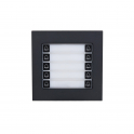 Modulo Dahua VTO4202FB-MDB10 con 10 Pulsanti IP65 IK07 per Esterni colore nero