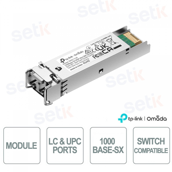TP-Link SM311LM SFP Module: 1.25Gbps Fiber Optic Transceiver for Switches and IP Video Surveillance