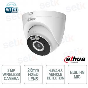 Telecamera Wi-Fi 3MP con Ottica Fissa e Rilevamento Intelligente - Dahua