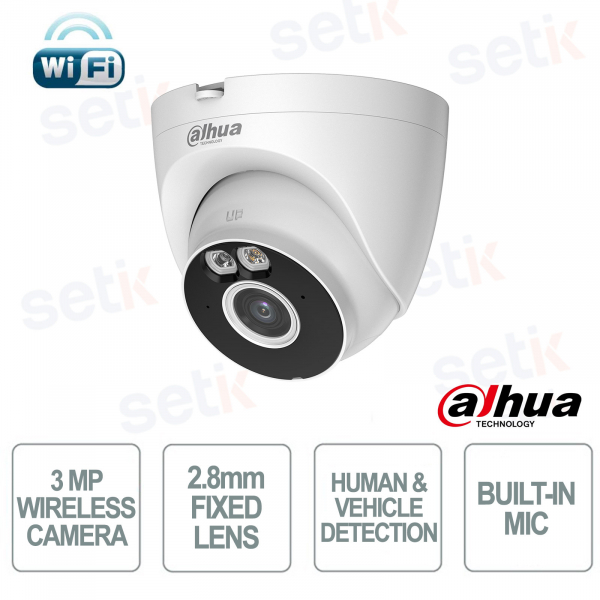 Telecamera Wi-Fi 3MP con Ottica Fissa e Rilevamento Intelligente - Dahua