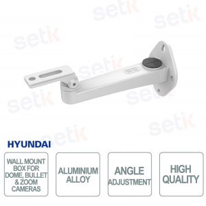 HYU-1007 Wall Mount for Box, Bullet, and Zoom Cameras | Adjustable and Sturdy