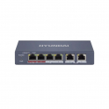 HYU-1065 4-Port PoE Switch with Hi-PoE, Remote Management and 300m LAN