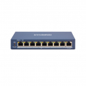 Switch PoE HYU-1066: 8 Porte, Uplink Gigabit, 300m LAN e 110W PoE