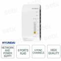 Switch HYU-560 Hyundai 8 Porte RJ45 100Mbps con Alimentazione 24V PoNC