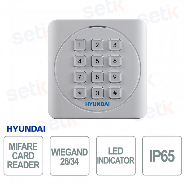 Mifare HYU-641 Outdoor Reader with Keypad and Wiegand 26/34