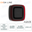 Ajax VAD EN54 Black Audible and Visual Alarm – Powerful LED and Easy Installation