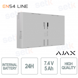 Ajax EN54 24h Internal Battery White – Reliable and Certified Backup