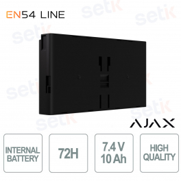 Ajax EN54 72h Black Internal Battery – Reliable and Certified Backup