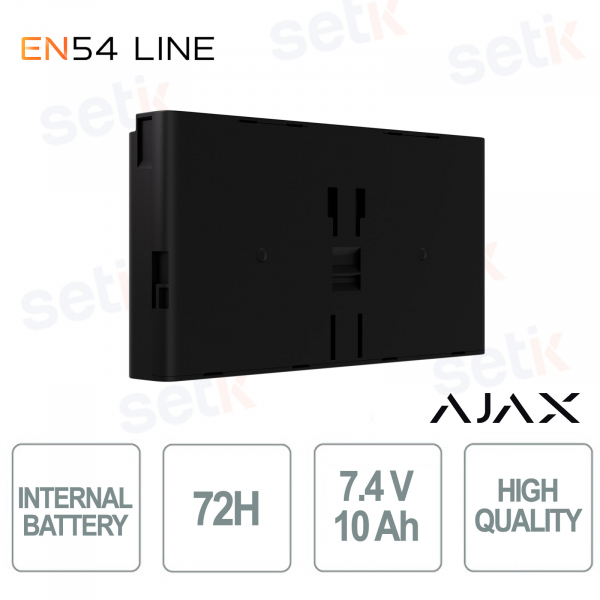 Ajax EN54 72h Black Internal Battery – Reliable and Certified Backup