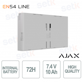 Ajax EN54 72h Internal Battery White – Reliable and Certified Backup
