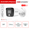 ColorVu Telecamera Hikvision da esterno Bullet 2MP 4in1 Audio Smart Hybrid Light