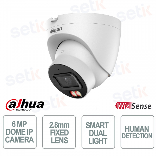 Dahua IPC-HDW21249T-S-IL 12MP AI Camera with 2.8mm Lens, Smart Dual Light and IP67 Protection