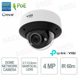 VIGI S245ZI 4MP Varifocal Dome Camera with 2.7–13.5mm Lens | AI and Audio