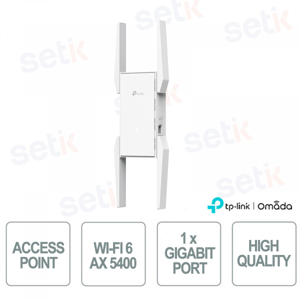 TP-Link EAP673-Extender AX5400 | Wi-Fi 6 Mesh Professionale e Sicuro