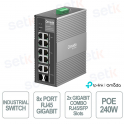 TP-Link Omada IES210GPP | Industrial Switch 10 Ports Gigabit PoE++ 240W