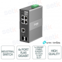 TP-Link Omada IES206G – 6-Port Gigabit Industrial Switch with Cloud Management