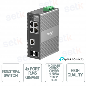 TP-Link Omada IES206G – 6-Port Gigabit Industrial Switch with Cloud Management