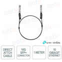 TP-Link Omada SM5220-1M – 1 Meter Direct Attach SFP+ 10G Cable
